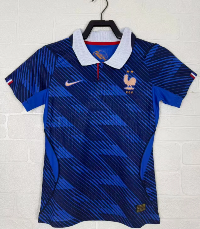 Women Player Version 2026 France Home Soccer Jersey Girl Football Shirt