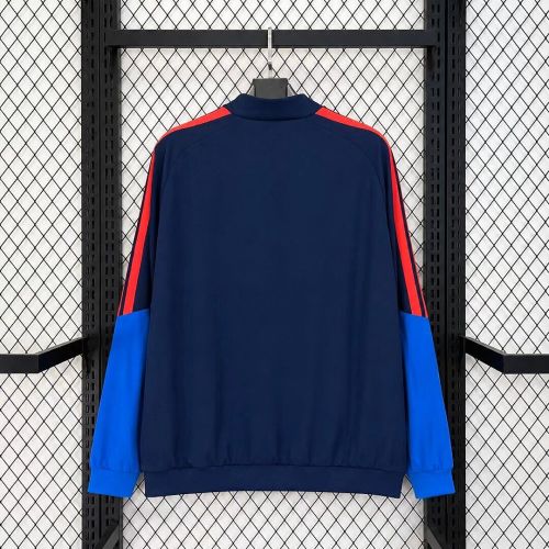 2026-2027 Colombia Dark Blue Soccer Windbreaker Jacket Football Jacket