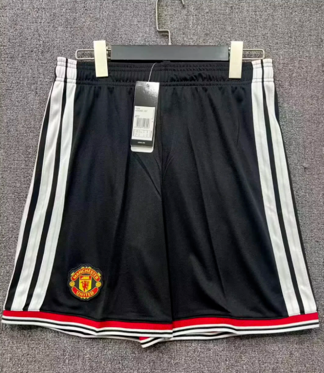 Fan Version 2026-2027 Manchester United Home Soccer Shorts Football Shorts