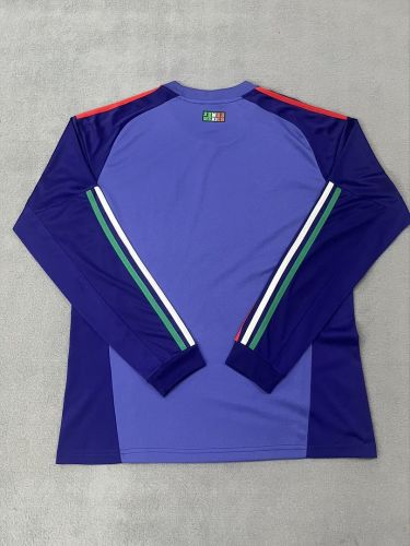 Long Sleeve Fan Version 2026 Mexico Purple Goalkeeper Soccer Jersey Football Shirt