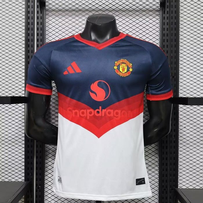 Player Version 2026-2027 Manchester United Dark Blue/White Special Version Soccer Jersey Football Shirt