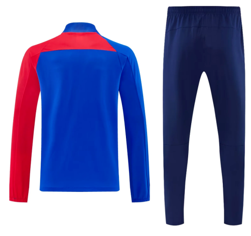 2026-2027 PSG Blue/Red Soccer Tracksuit Jacket Paris Football Jacket and Pants