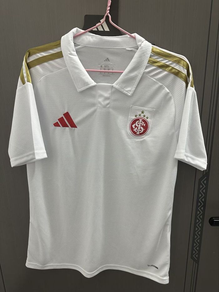 Fans Version 2026-2027 Sport Club Internacional White Soccer Polo Brasil Internacional Football Shirt