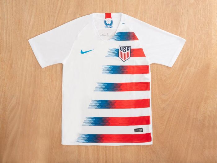 Retro Jersey 2018 USA Home Soccer Jersey United States Vintage Football Shirt