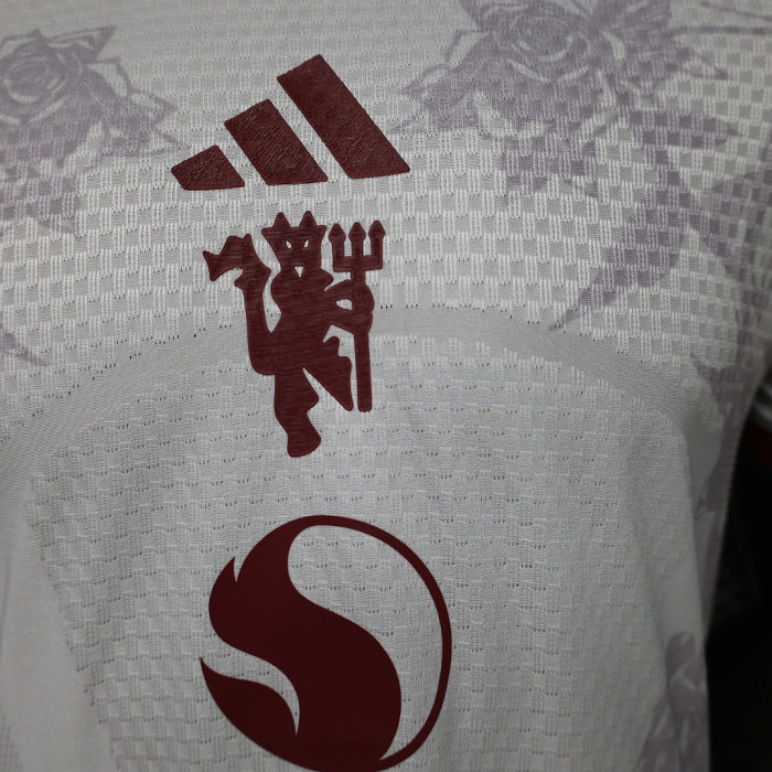 Player Version 2026-2027 Manchester United Third Away White Soccer Jersey Football Shirt