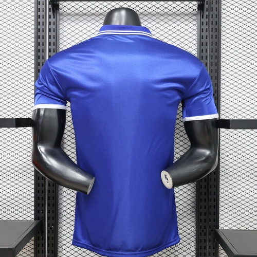 Player Version 2026 Brazil Blue AJ Soccer Polo Brasil Camisetas de Futbol