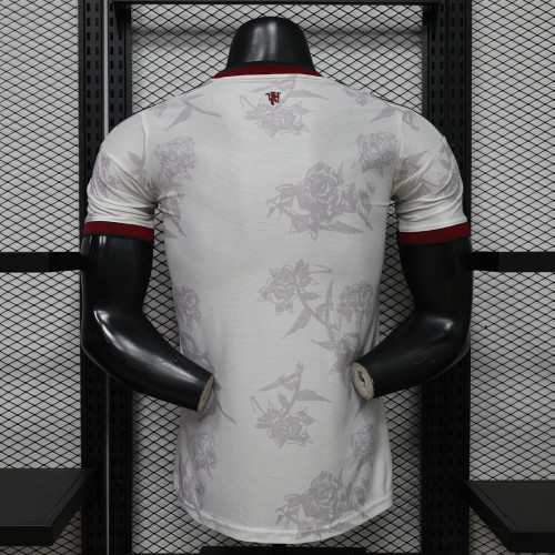 Player Version 2026-2027 Manchester United Third Away White Soccer Jersey Football Shirt