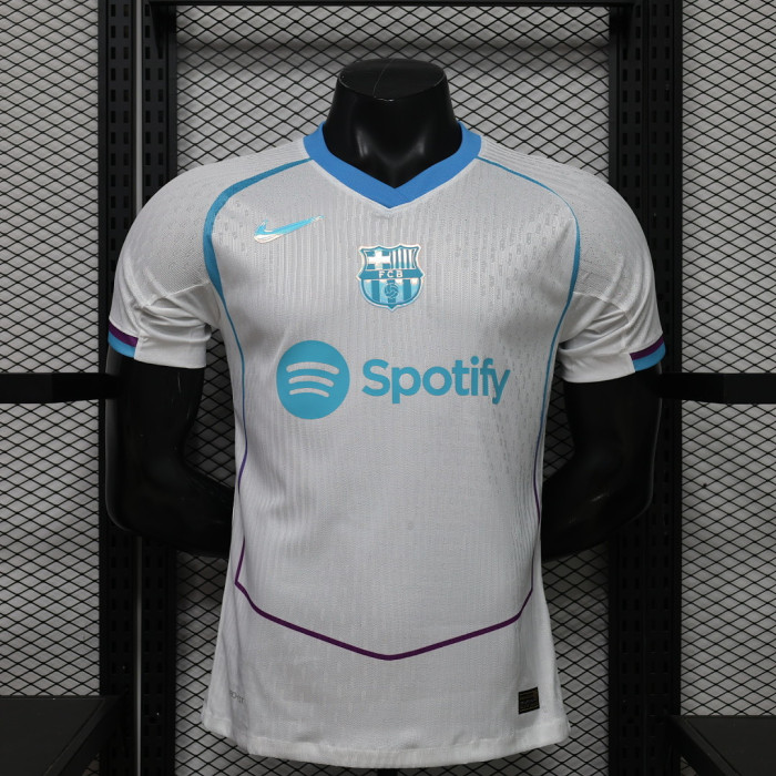 Barca Camisetas de Futbol Player Version 2026-2027 Barcelona White Soccer Jersey