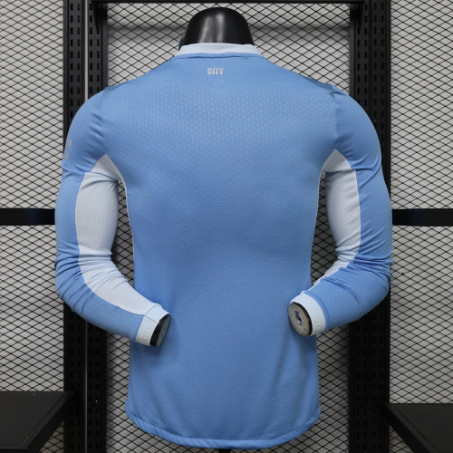 Long Sleeve Player Version Manchester City 2026-2027 Home Soccer Jersey Man City Football Shirt