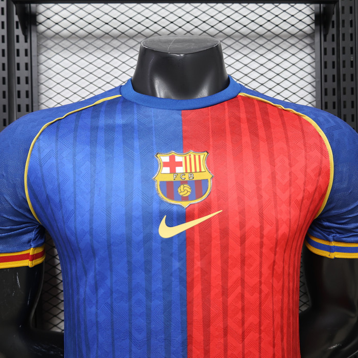 Barca Camisetas de Futbol Player Version 2026-2027 Barcelona Retro Casual Soccer Jersey