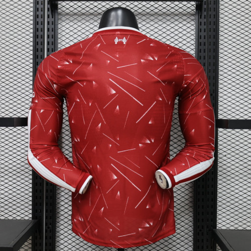 Long Sleeve Player Version 2026-2027 Liverpool Home Soccer Jersey Football Shirt