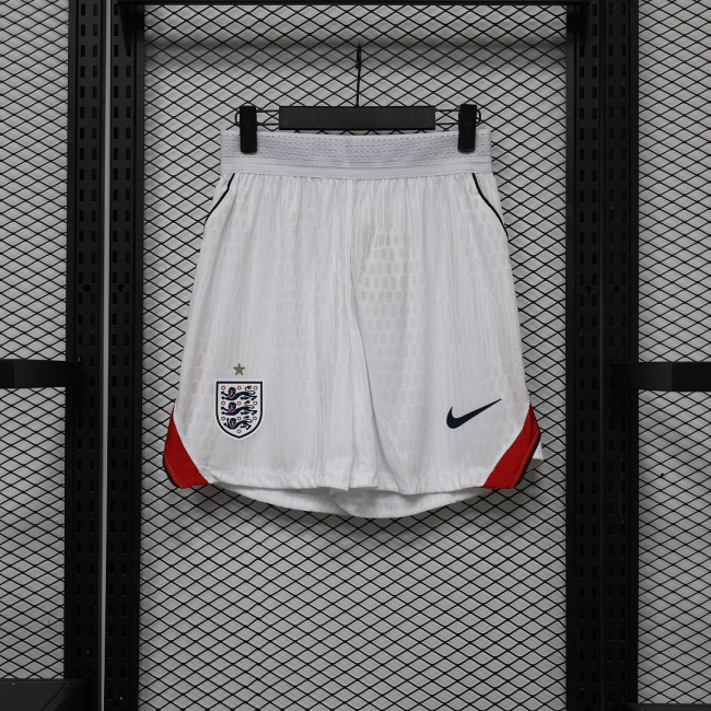 Player Version 2026 England Home Soccer Shorts Football Shorts