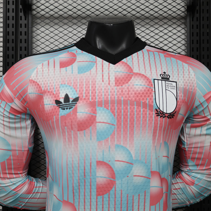 Long Sleeve Player Version 2026 BEL Home Soccer Jersey Football Shirt