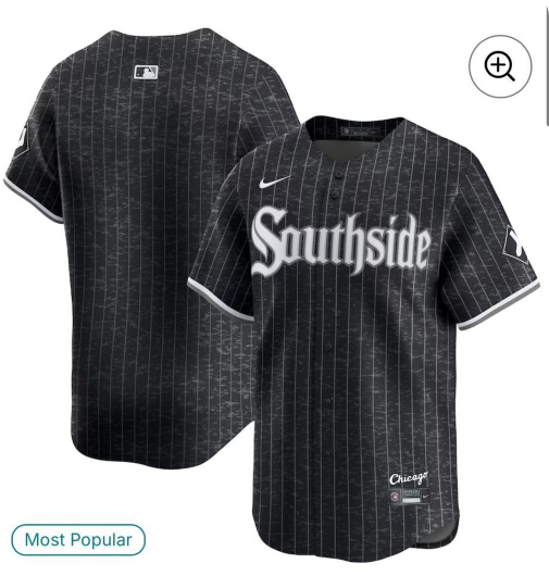 Men's Chicago White Sox Black City Connect Limited Jersey