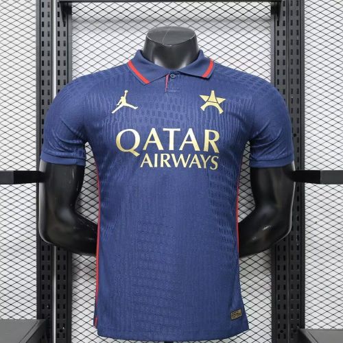 Player Version 2026-2027 PSG Dark Blue Soccer Jersey Paris Football Maillot