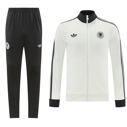 2026-2027 Germany White Originals Soccer Windbreaker Tracksuit Jacket Football Jacket and Pants