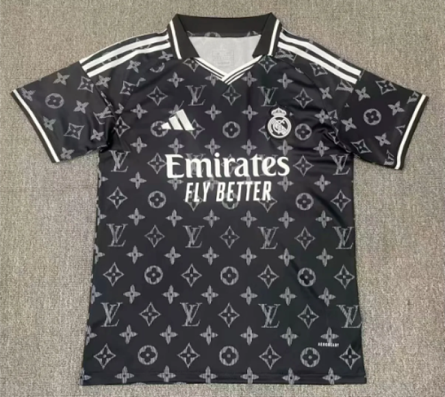 Fan Version 2026-2027 Real Madrid Black Special Edition Soccer Jersey Real Football Shirt