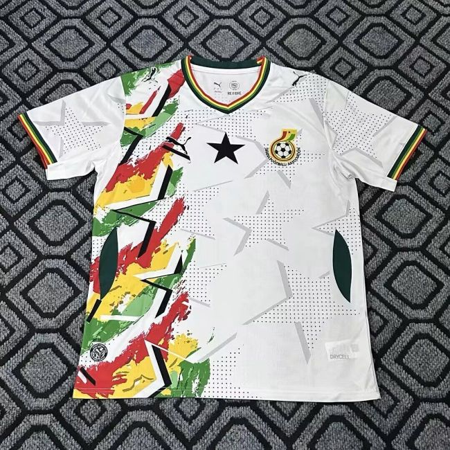 Fan Version 2026 Ghana White Soccer Training Jersey Football Shirt