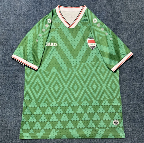 Fan Version 2026 Iraq Away Green Soccer Jersey Football Shirt