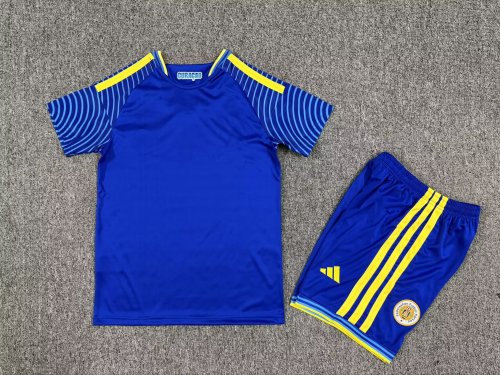 Youth Uniform Kids Kit Curacao 2026 Home Soccer Jersey Shorts Child Football Set