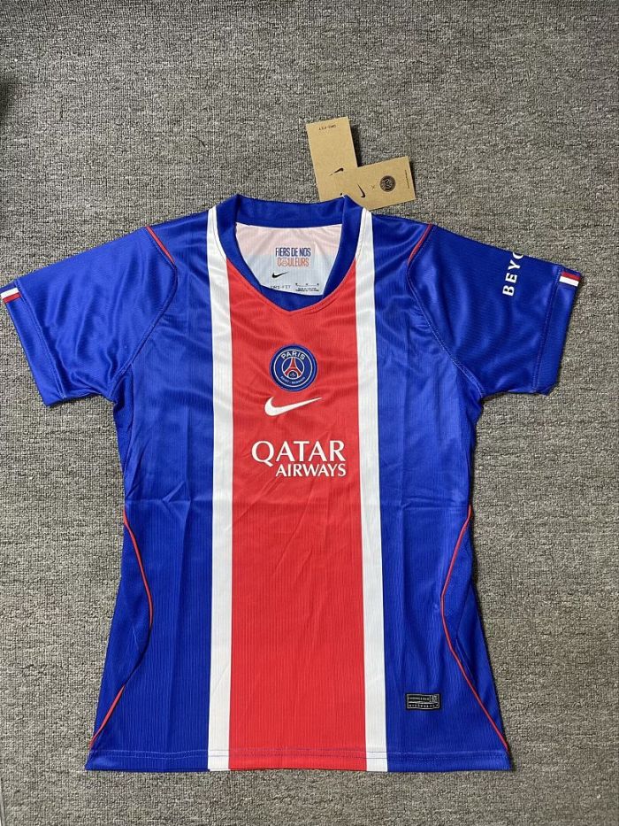 Women 2026-2027 PSG Home Soccer Jersey Girl Paris Football Shirt