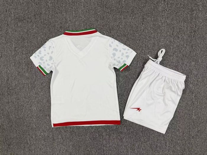 Youth Uniform Kids Kit 2026 Iran Home Soccer Jersey Shorts Child Football Set