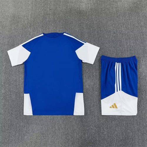Adult Uniform 2026-2027 Juventus Blue/White Soccer Training Jersey and Shorts Football Kits