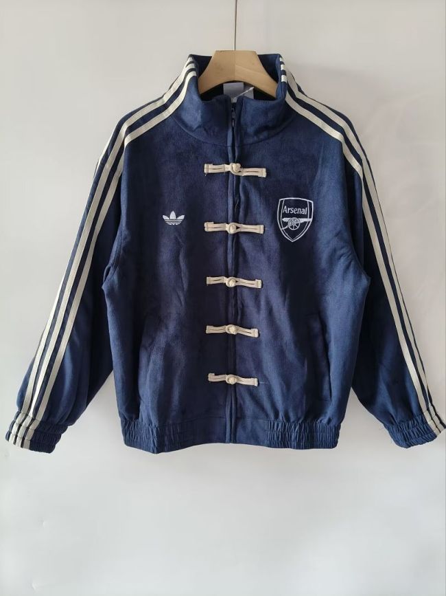 2026-2027 Arsenal dark blue Tang suit Soccer Jacket Football Jacket