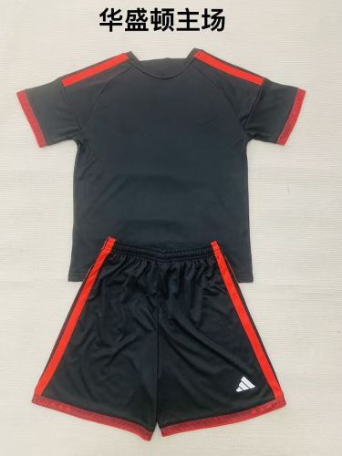 Youth Uniform Kids Kit 2026-2027 DC United Home Soccer Jersey Shorts Child D.C. United Football Set