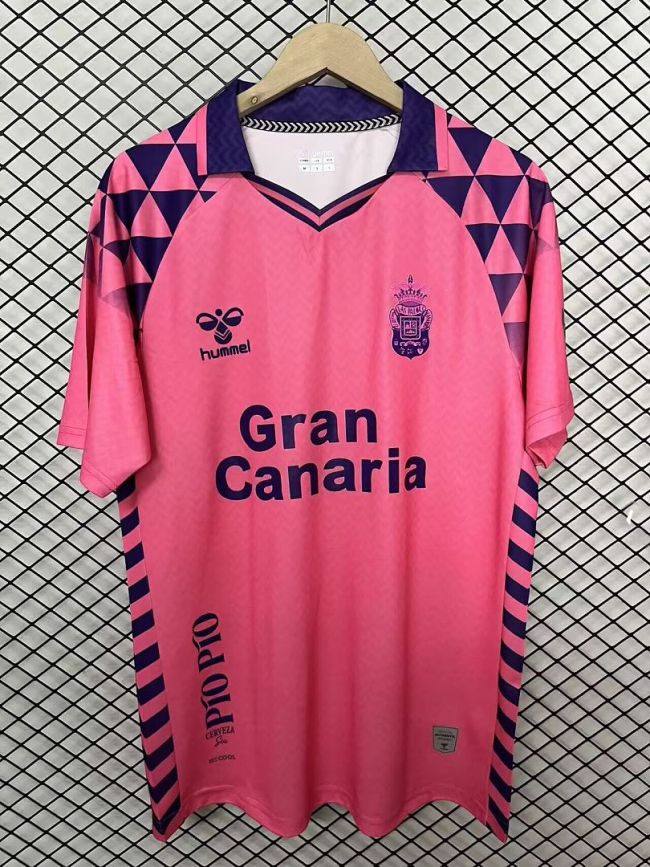 Fan Version 2024-2025 Las Palmas pink october version Soccer Jersey Football Shirt
