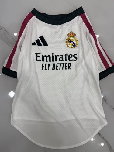 2026-2027 Real Madrid Home Soccer Jerseys for dogs Pet Football Shirt