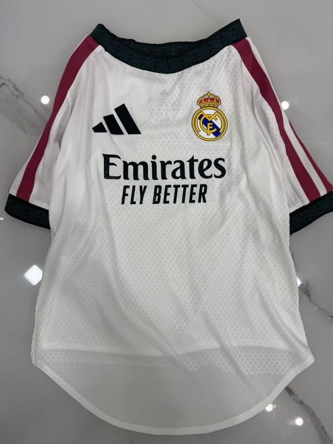 2026-2027 Real Madrid Home Soccer Jerseys for dogs Pet Football Shirt