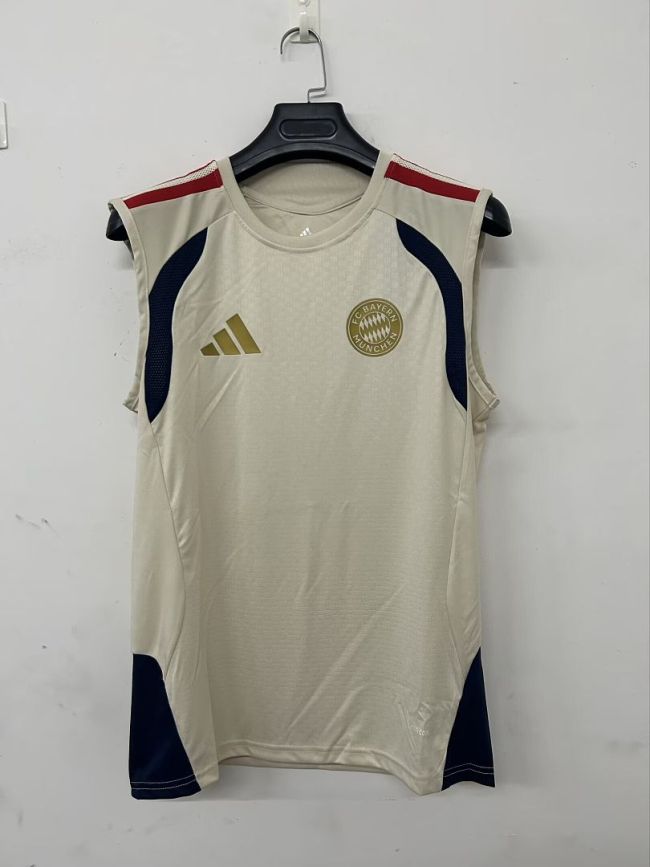 Fan Version 2026-2027 Bayern Munich Grey Soccer Vest Bayern Munchen Football Shirt