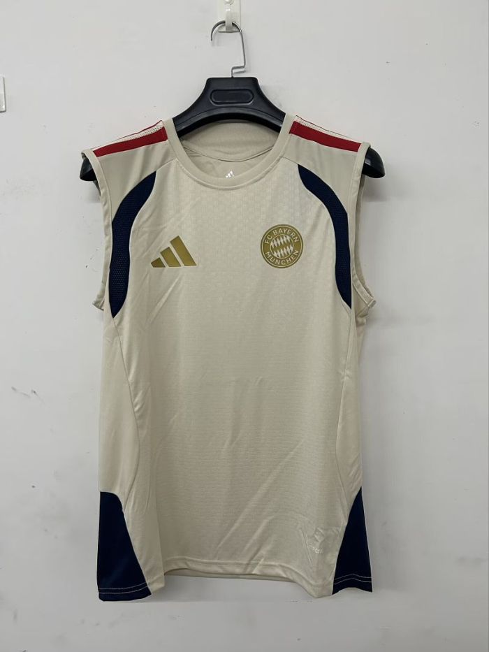 Fan Version 2026-2027 Bayern Munich Grey Soccer Vest Bayern Munchen Football Shirt