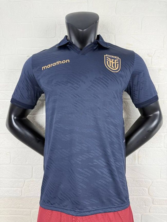 Player Version 2026 Ecuador Third Away Black Soccer Jersey Football Shirt
