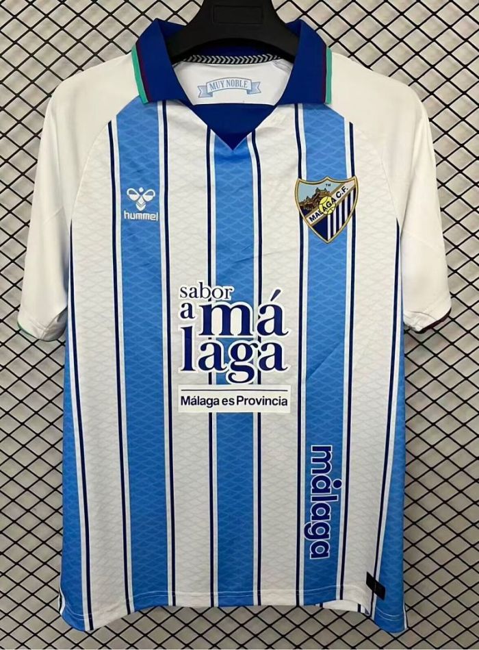 Fan Version 2026-2027 Malaga Home Soccer Jersey Football Shirt