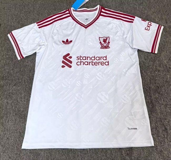 Fan Version 2026-2027 Liverpool Away White Soccer Jersey Football Shirt
