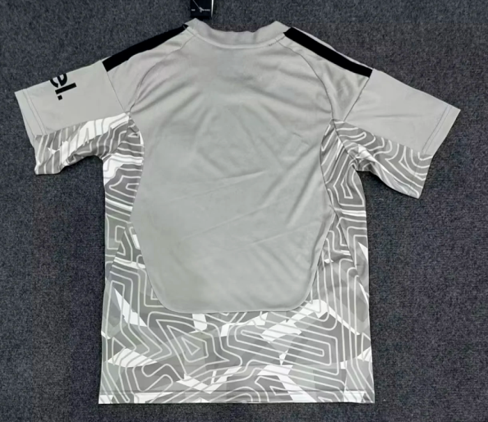 Fan Version 2026-2027 Arsenal Grey Goalkeeper Soccer Jersey Football Shirt