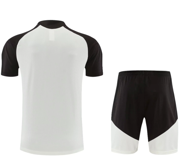 Adult Uniform 2026-2027 Flamengo White/Black Soccer Training Jersey and Shorts Football Kits