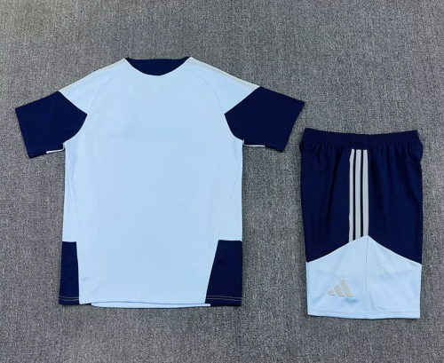 Adult Uniform 2026-2027 Ajax Sky Blue Soccer Training Jersey and Shorts Football Kits