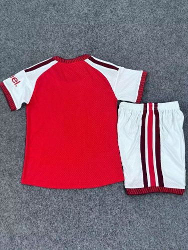 Player Version Youth Uniform Kids Kit 2026-2027 Arsenal Home Soccer Jersey Shorts Child Football Set