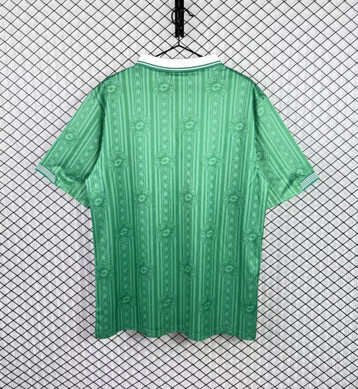 Retro Jersey 1997-1998  Saint-Étienne Home Soccer Jersey Vintage Saint-Etienne Football Shirt