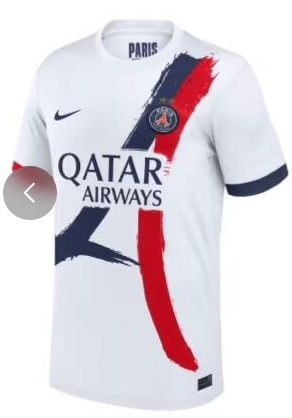 with 2 Stars Fan Version Maillot Exterieur Stadium PSG 2025-2026 - Flocage Champions of Europe - 26 Soccer Jersey