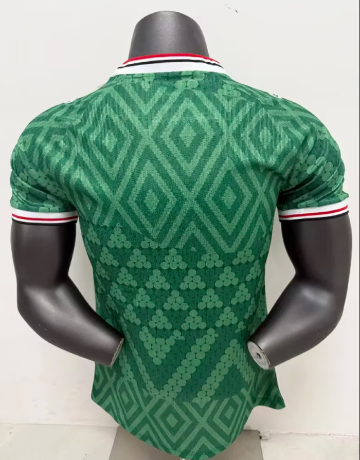 Player Version 2026 Iraq Away Green Soccer Jersey Football Shirt