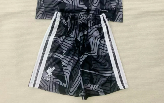 Fan Version 2026-2027 Liverpool Black Goalkeeper Soccer Shorts Football Shorts