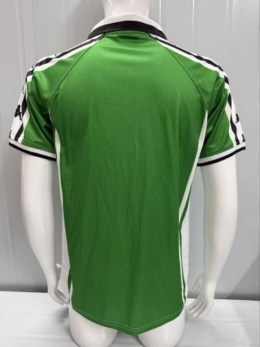 Retro Jersey 1997-1998 Real Betis Away Green Soccer Jersey Vintage Football Shirt