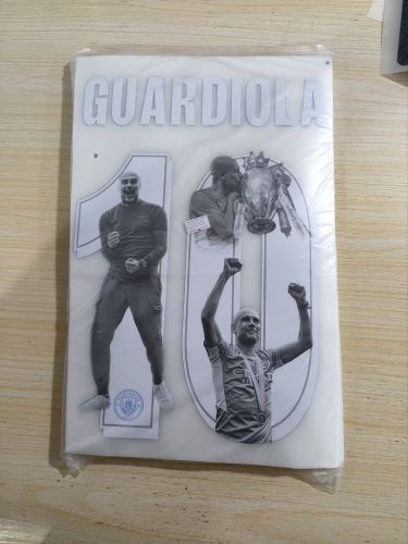 #10 GUARDIOLA special fonts for Manchester City Soccer Jersey Man City Football Shirt