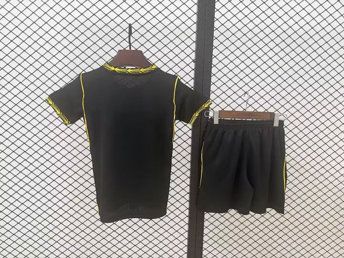Youth Uniform Kids Kit 2026-2027 Chelsea Away Black Soccer Jersey Shorts Child Football Set