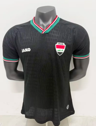 Player Version 2026 Iraq Third Away Black Soccer Jersey Football Shirt