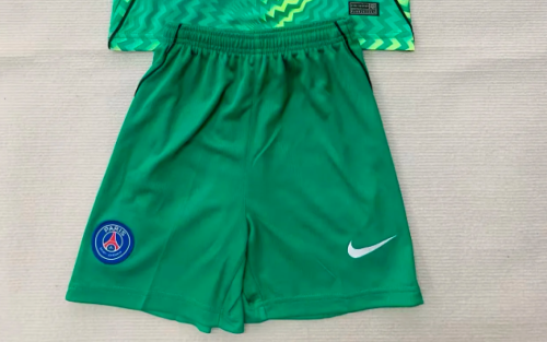 Fan Version 2026-2027 PSG Green Goalkeeper Soccer Shorts Football Shorts
